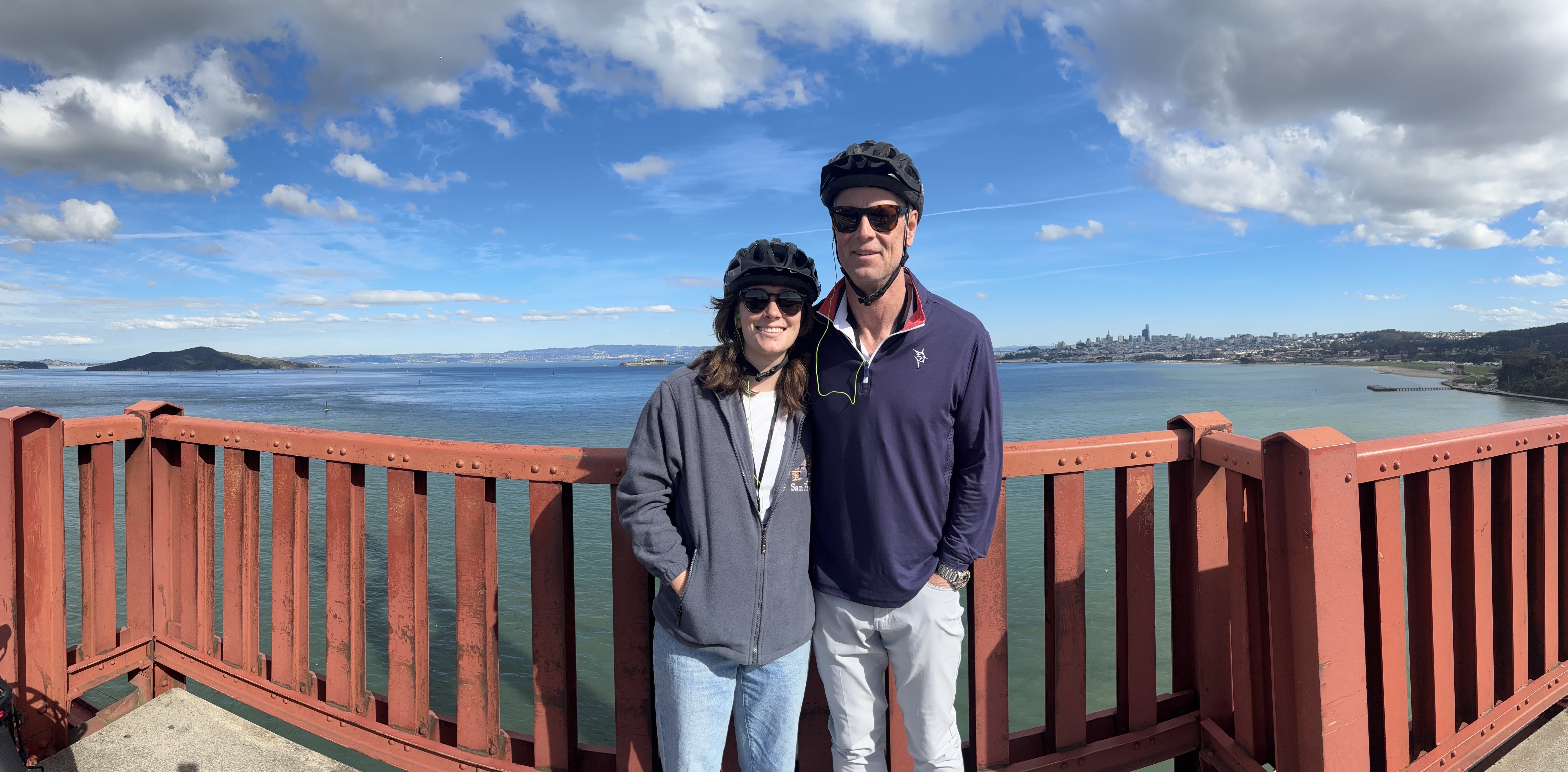 Kevin and Rachel at Golden Gate